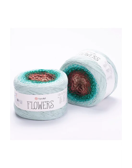 Flowers - Ebruli El Örgü Ipi Ebruli-318