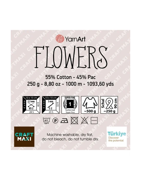 Flowers - Ebruli El Örgü Ipi Ebruli-288