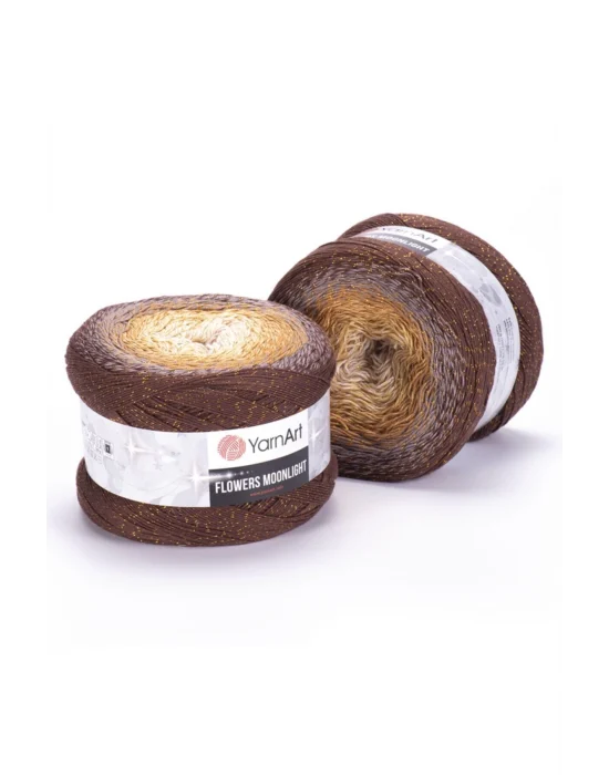 Flowers Moonlıght - Simli, Ebruli El Örgü Ebruli-3284