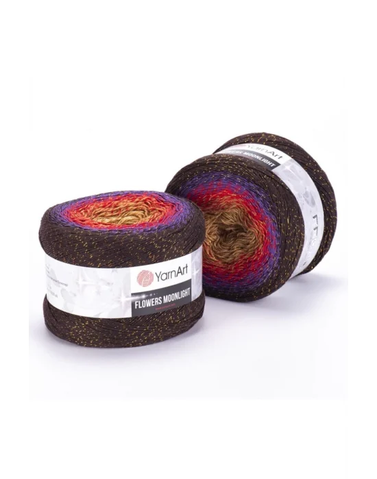 Flowers Moonlıght - Simli, Ebruli El Örgü Ebruli-3265