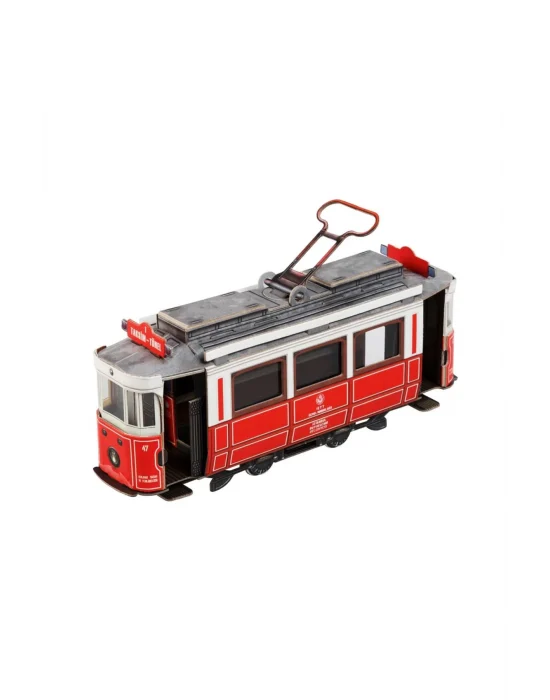 Nostaljik Tren (BEYAZ KUTU) 3d Karton Puzzle Yapboz