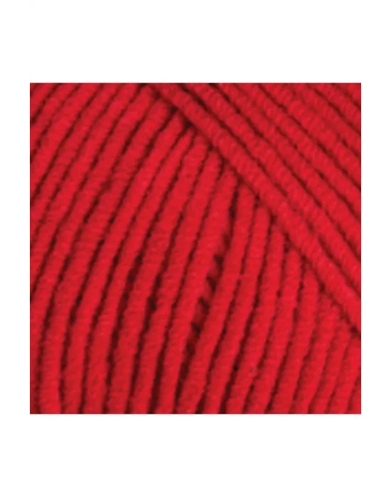 Jeans Amigurumi Örgü Ipi 5li Paket 90 Kırmızı Amigurimi Bebek Ipi