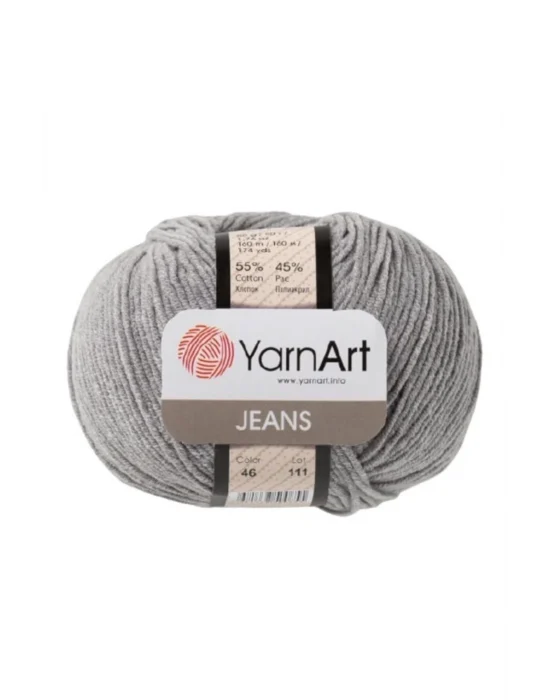 Jeans Amigurumi Örgü Ipi 5li Paket 46 Gri Amigurimi Bebek Ipi