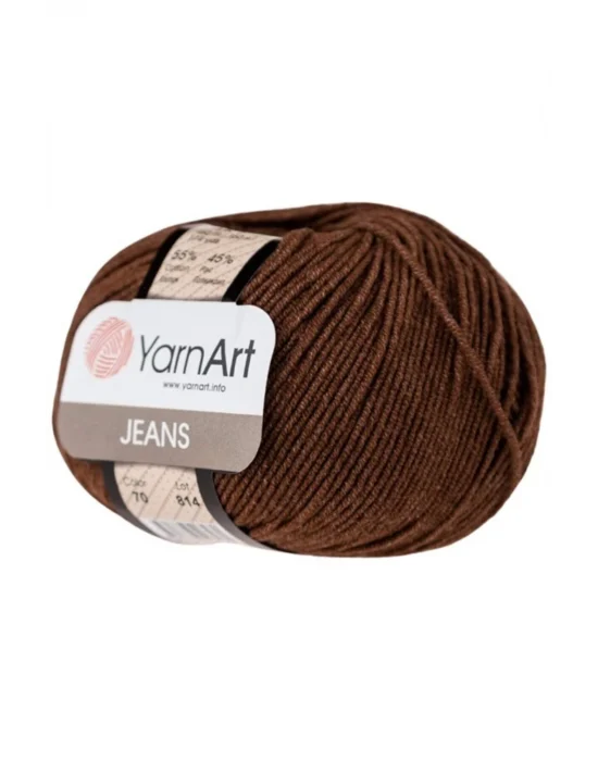 Jeans Amigurumi Örgü Ipi 5li Paket 70 Kahverengi Amigurimi Bebek Ipi