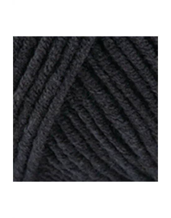 Jeans Amigurumi Örgü Ipi 5li Paket 53 Siyah Renk Amigurimi Bebek Ipi