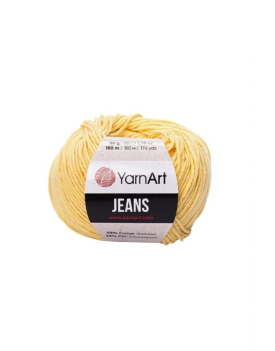 Jeans Amigurumi Örgü Ipi 5li Paket 88 Açık Sarı Amigurimi Bebek Ipi