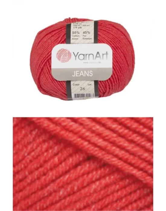 Yarn Art Jeans 26 Amigurumi İpi - Punch İpi - Örgü ipi - Yarnart