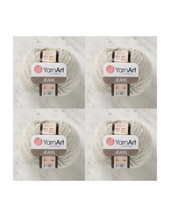 Jeans 49 4lü Paket Amigurimi Bebek Ipi