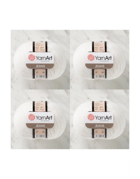 Jeans 01 4lü Paket Amigurimi Bebek Ipi