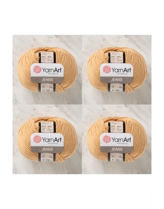 Jeans 07 4lü Paket Amigurimi Bebek Ipi