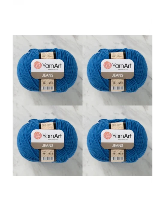 Jeans 16 4lü Paket Amigurimi Bebek Ipi