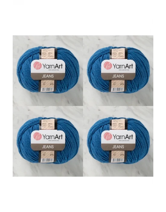 Jeans 17 4lü Paket Amigurimi Bebek Ipi