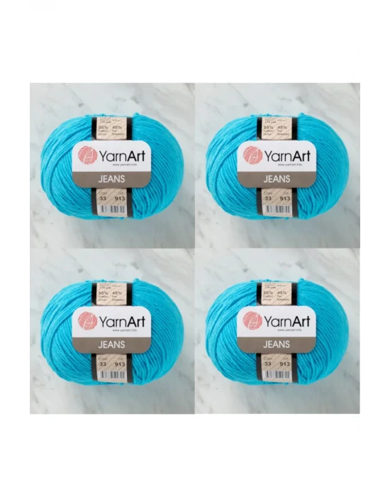 Jeans 33 4lü Paket Amigurimi Bebek Ipi