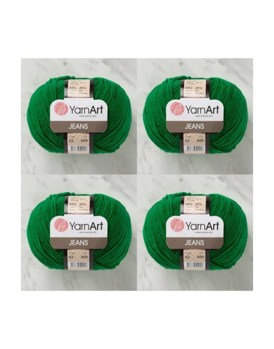 Jeans 52 4lü Paket Amigurimi Bebek Ipi