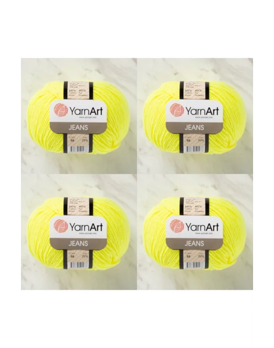 Jeans 58 4lü Paket Amigurimi Bebek Ipi