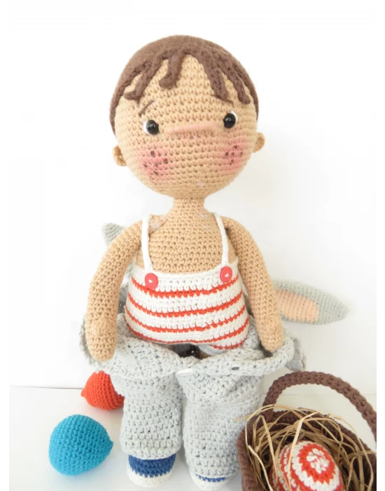 Amigurumi El Örgüsü Oyuncak Bebek