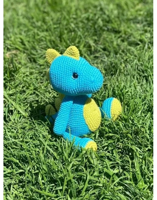 Amigurumi Elörgüsü Oyuncak Baby Dino