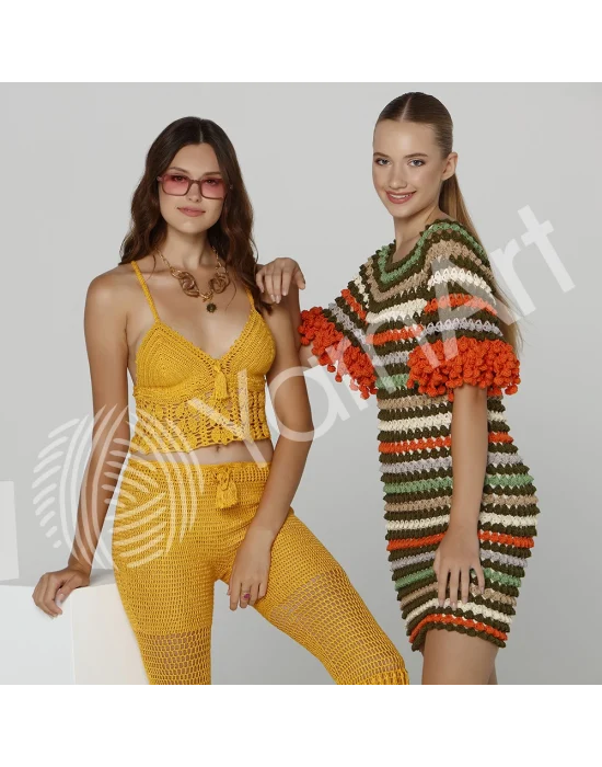 Yarnart Baby Cotton - Bebek El Örgü Ipi Beyaz-400