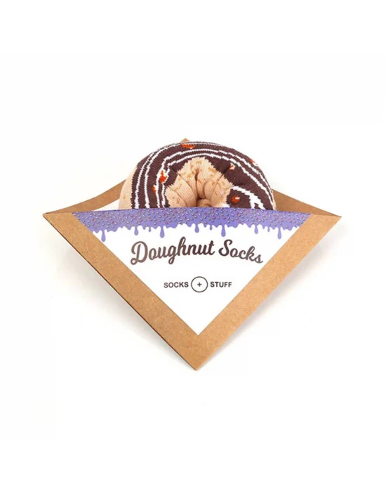 Chocolate Caramel Donut Çorap