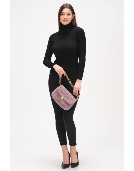 El Yapımı Peluş Çanta,Kadın Çanta,Omuz Çanta,El Yapımı Çanta