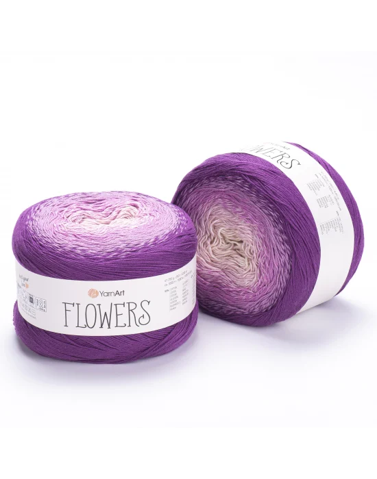 Flowers - Ebruli El Örgü Ipi Ebruli-290