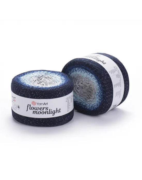 Flowers Moonlıght - Simli, Ebruli El Örgü Ebruli-3261