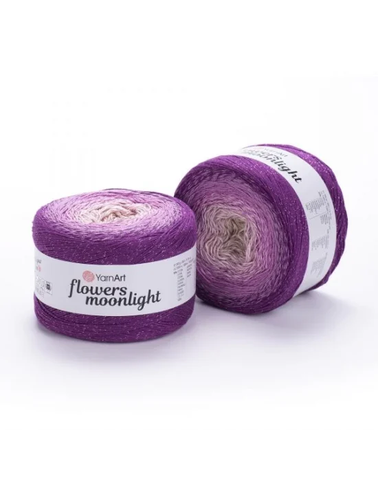 Flowers Moonlıght - Simli, Ebruli El Örgü Ebruli-3290