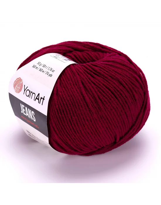 Jeans Amigurumi Örgü Ipi Bordo 66 Amigurimi Bebek Ipi