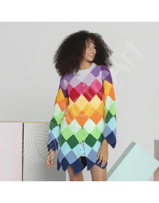 Jeans Amigurumi Punch ve Örgü Ipi No:60