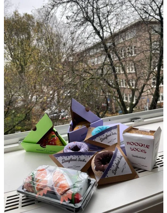 Pistachio Swirl Donut Çorap