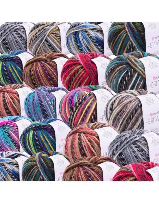 Yarn Art Heritage El Örgü İpi Ebruli No:338