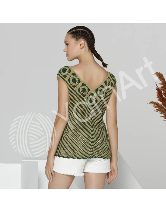 Yarn Art Jeans Bamboo El Örgü İpi,Yeşil-137