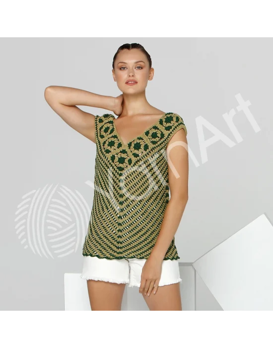 Yarn Art Jeans Bamboo El Örgü İpi,Yeşil-137