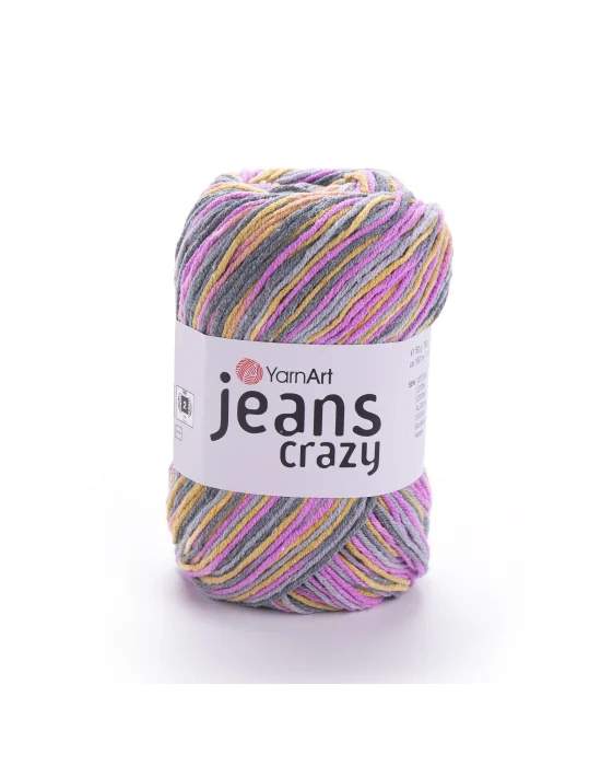 Yarn Art Jeans Crazy Ebruli El Örgü İpi Ebruli 7211