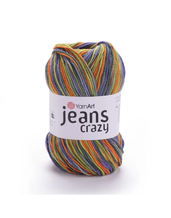 Yarn Art Jeans Crazy Ebruli El Örgü İpi Ebruli 8213
