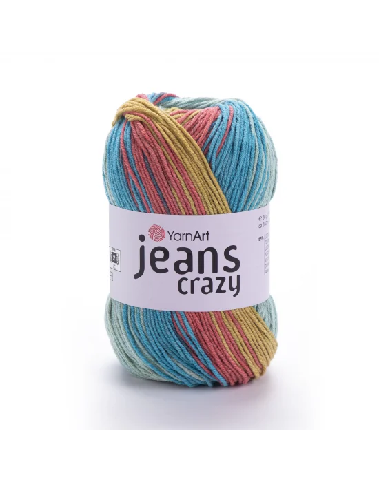 Yarn Art Jeans Crazy Ebruli El Örgü İpi Ebruli 8221