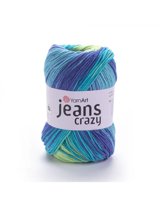 Yarn Art Jeans Crazy Ebruli El Örgü İpi Ebruli 8218