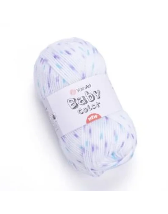 YarnArt Baby Color El Örgü İpi – 50g 150m | %100 Akrilik, Benekli, Yumuşak ve Dayanıklı