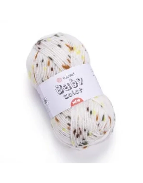 YarnArt Baby Color El Örgü İpi – 50g 150m | %100 Akrilik, Benekli, Yumuşak ve Dayanıklı