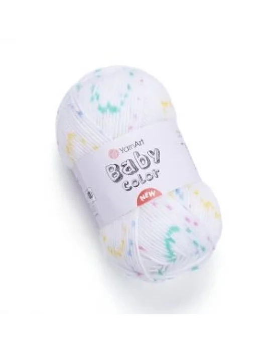 YarnArt Baby Color El Örgü İpi – 50g 150m | %100 Akrilik, Benekli, Yumuşak ve Dayanıklı