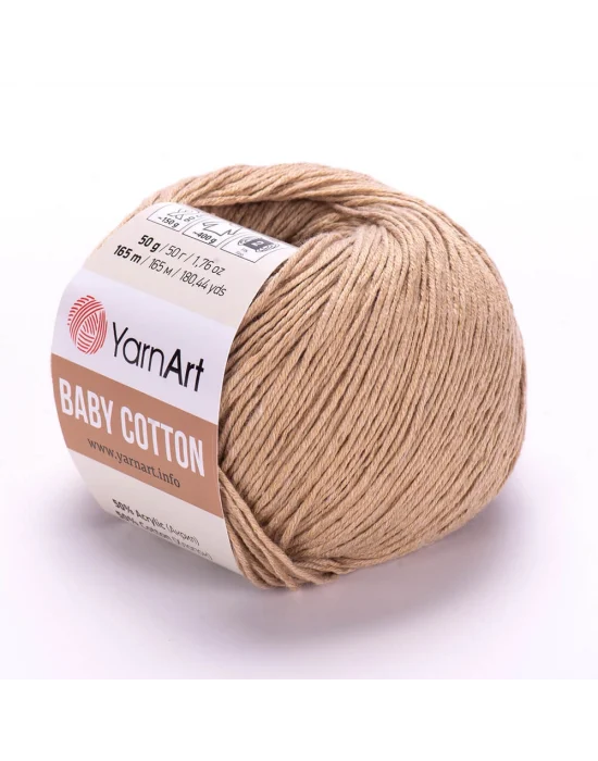 Yarnart Baby Cotton - Bebek El Örgü Ipi Bej-405