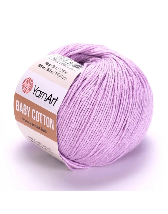 Yarnart Baby Cotton - Bebek El Örgü Ipi Lila-416