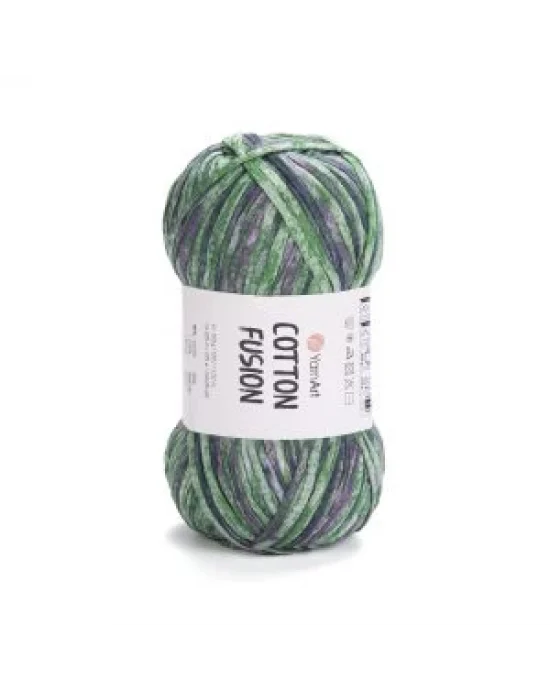 YarnArt Cotton Fusion El Örgü İpi – 100g 225m | %100 Pamuk, Hafif ve Yumuşak Doku | Yazlık Bluz, Çanta ve Aksesuar İçin İdeal