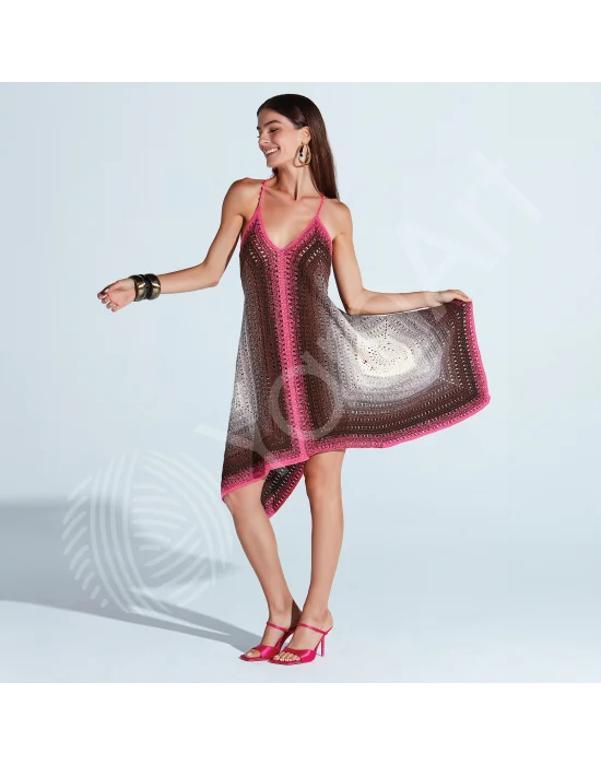 YarnArt Flowers Vivid - Ebruli El Örgü Ipi Ebruli-505