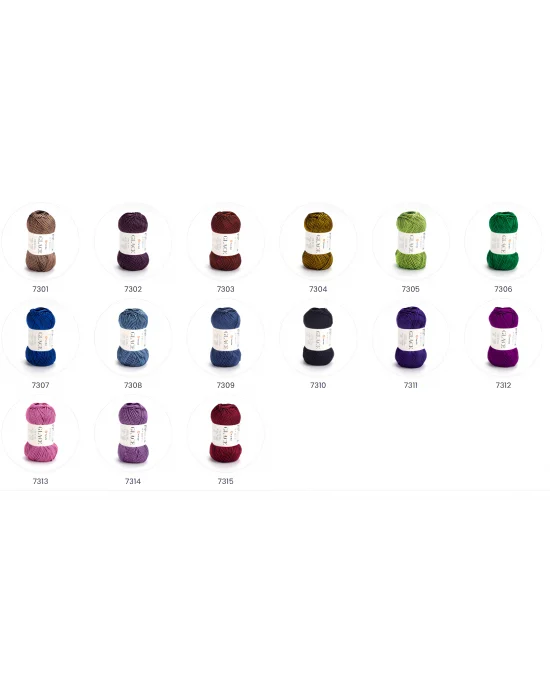 Yarnart Glace El Örgü İpi,100g / 210m – %52 Akrilik %48 Poliamid–Parlak Renkli Yazlık El Örgü İpi