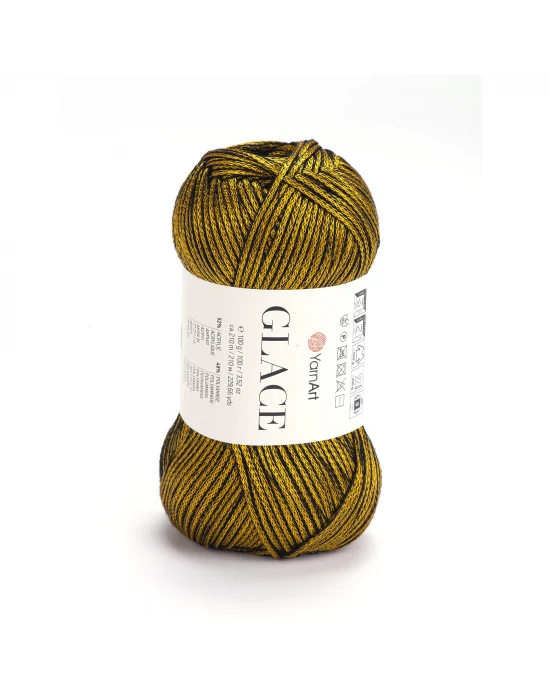 Yarnart Glace El Örgü İpi,100g / 210m – %52 Akrilik %48 Poliamid–Parlak Renkli Yazlık El Örgü İpi