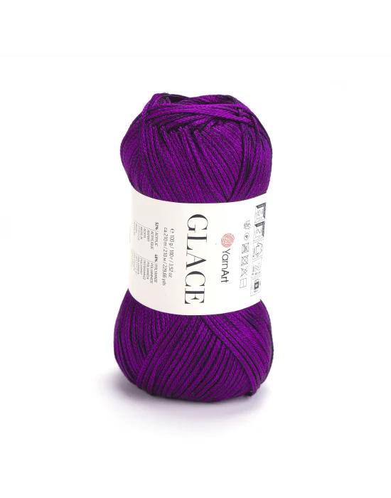 Yarnart Glace El Örgü İpi,100g / 210m – %52 Akrilik %48 Poliamid–Parlak Renkli Yazlık El Örgü İpi