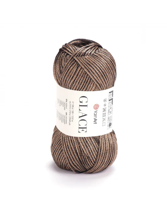 Yarnart Glace El Örgü İpi,100g / 210m – %52 Akrilik %48 Poliamid–Parlak Renkli Yazlık El Örgü İpi