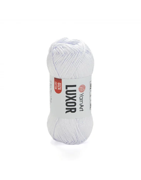 YarnArt Luxor No:1200 50g Merserize Pamuk El Örgü İpi – %100 Cotton, İnce Doku, Dantel, Yazlık Kıyafet ve Aksesuar İçin Uygun