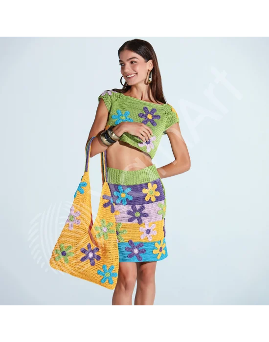 YarnArt Luxor No:1221 50g Merserize Pamuk El Örgü İpi – %100 Cotton, İnce Doku, Dantel, Yazlık Kıyafet ve Aksesuar İçin Uygun